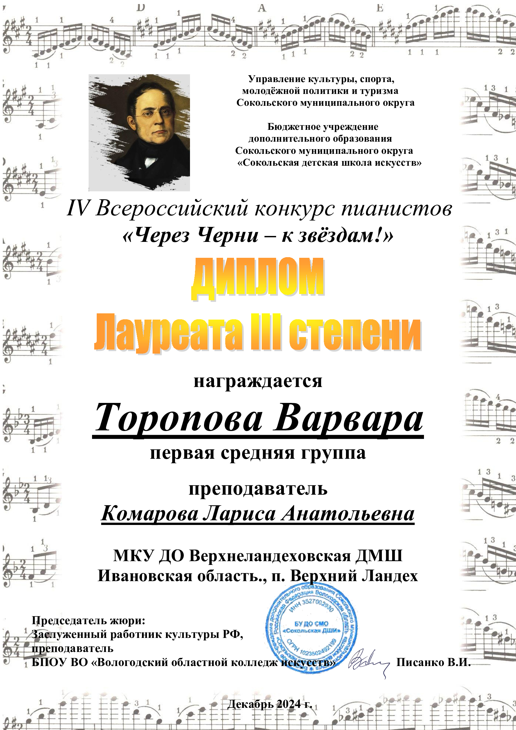 Диплом Торопова В.