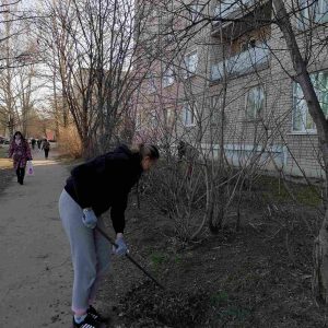 Субботник в общежитии