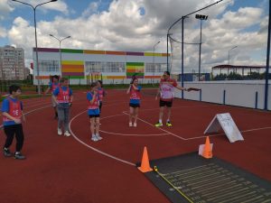 Волонтеры на фестивале ГТО
