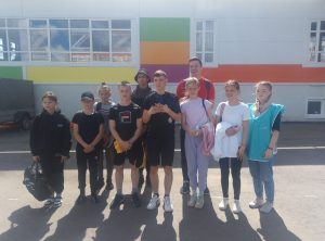 Волонтеры на фестивале ГТО
