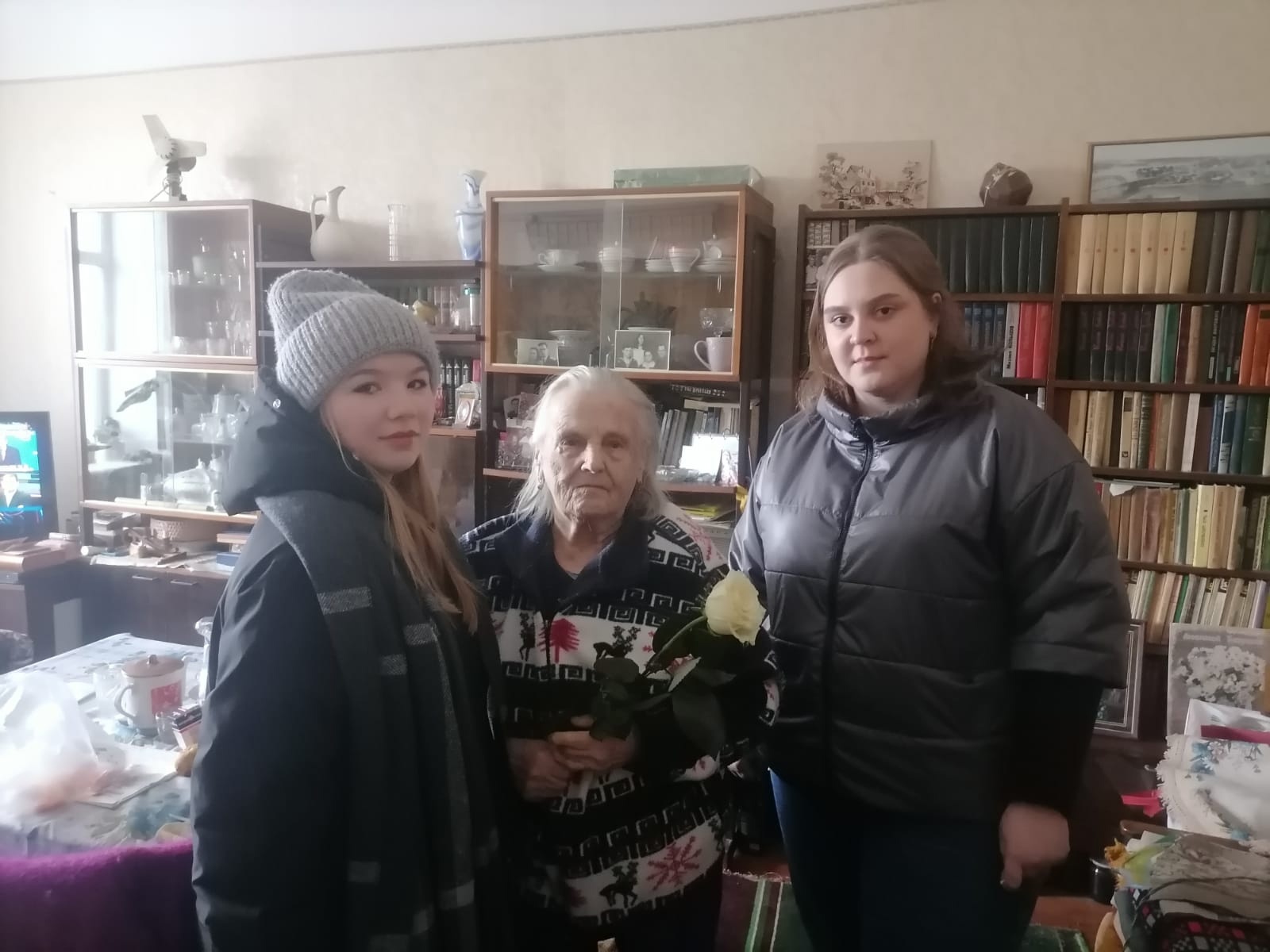 Поздравление ветерана блокадного Ленинграда