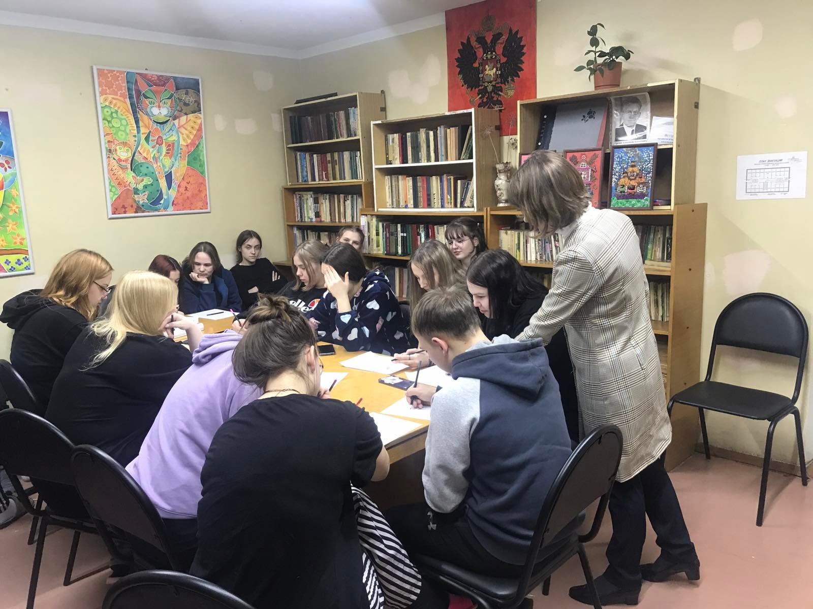 занятие с психологом в общежитии