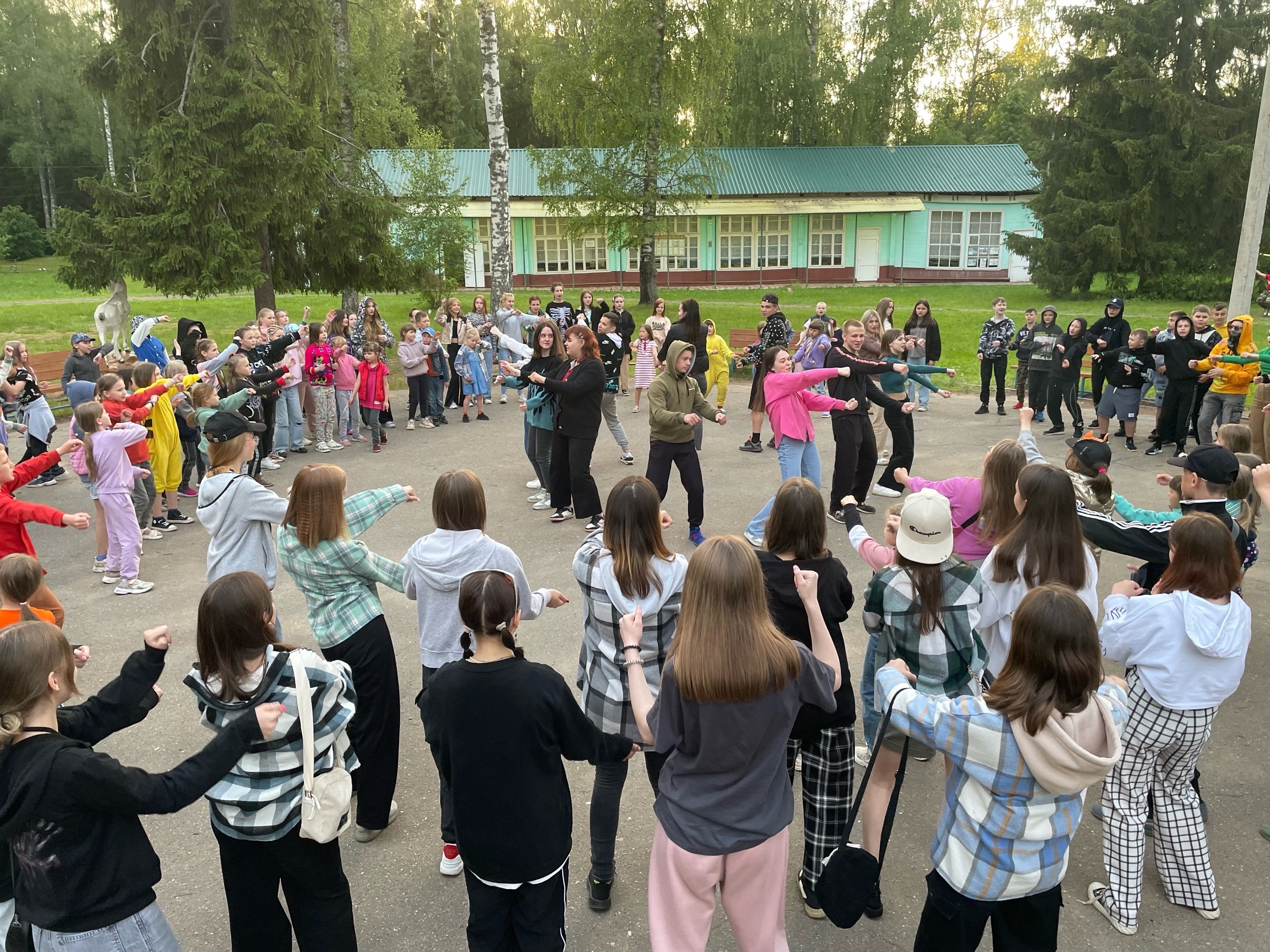 на практике
