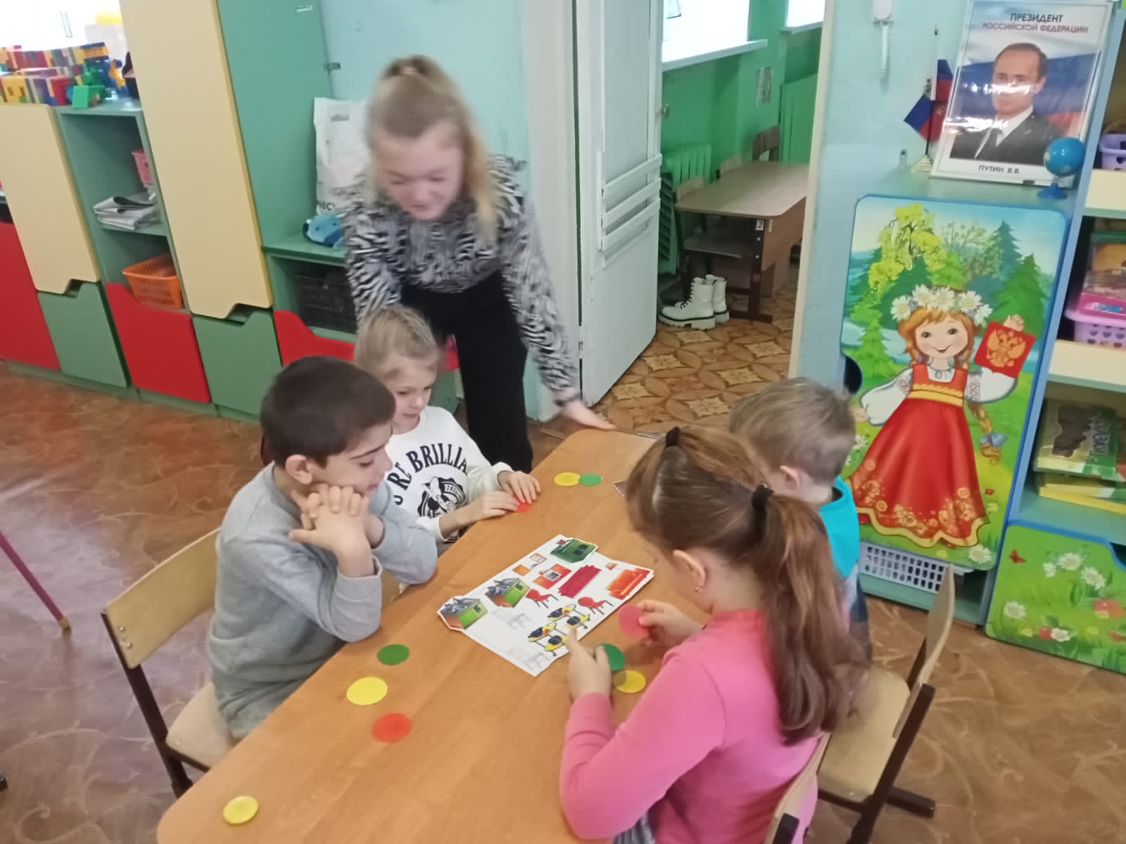 на практике